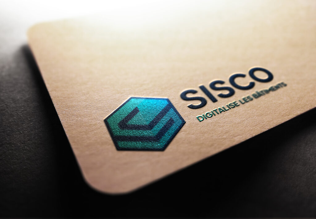 Plaquette avec le Logo SISCO SAS
